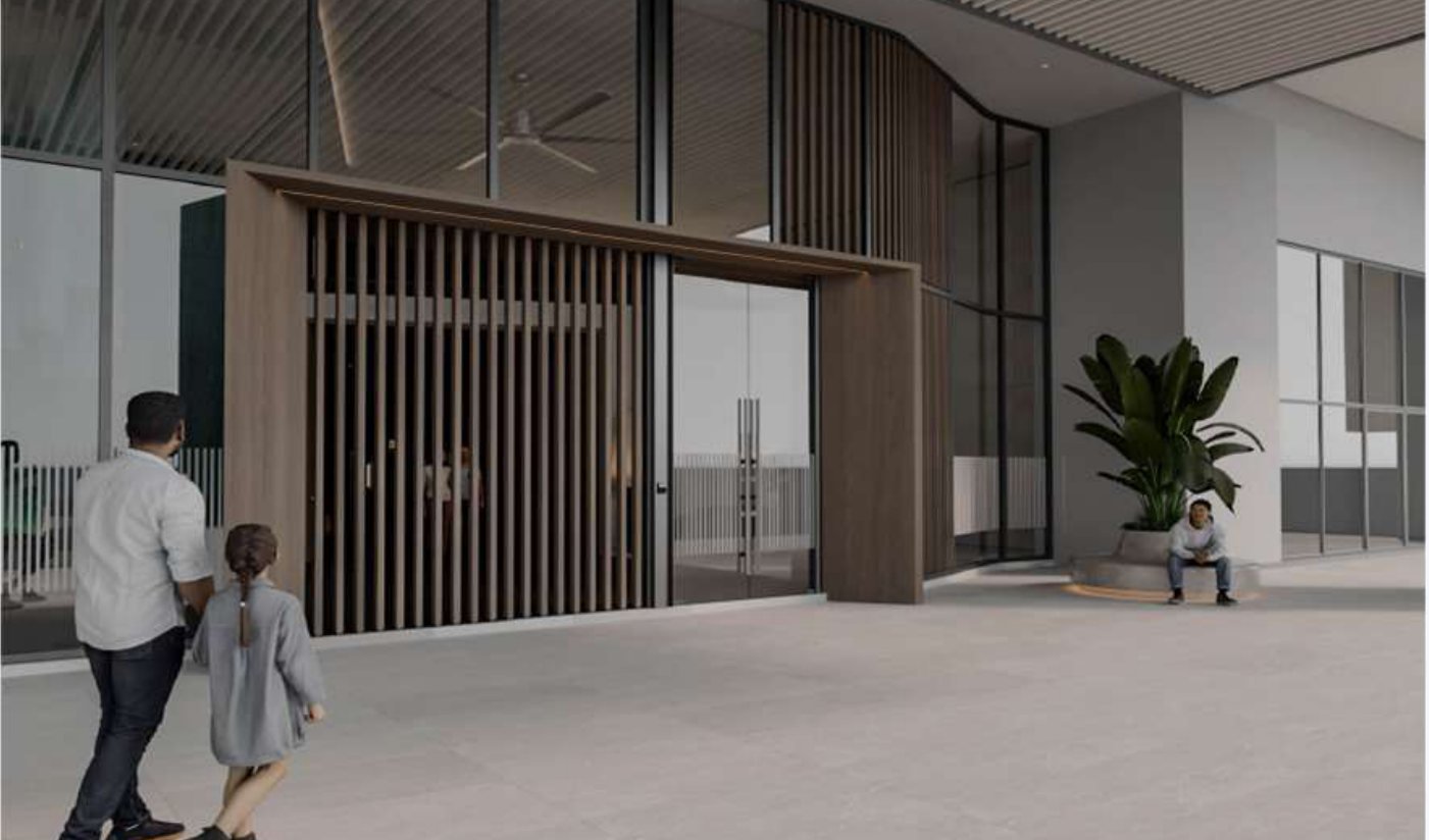 Arrival Lobby at Sevora Residence, artist's impression