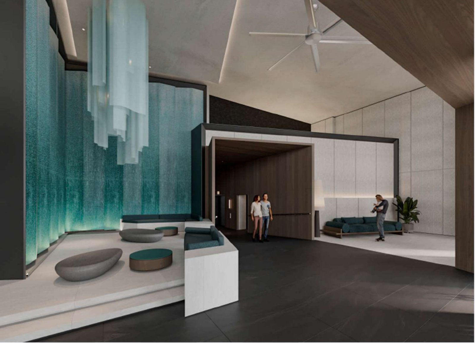 Grand Lobby at Sevora Residence, artist's impression