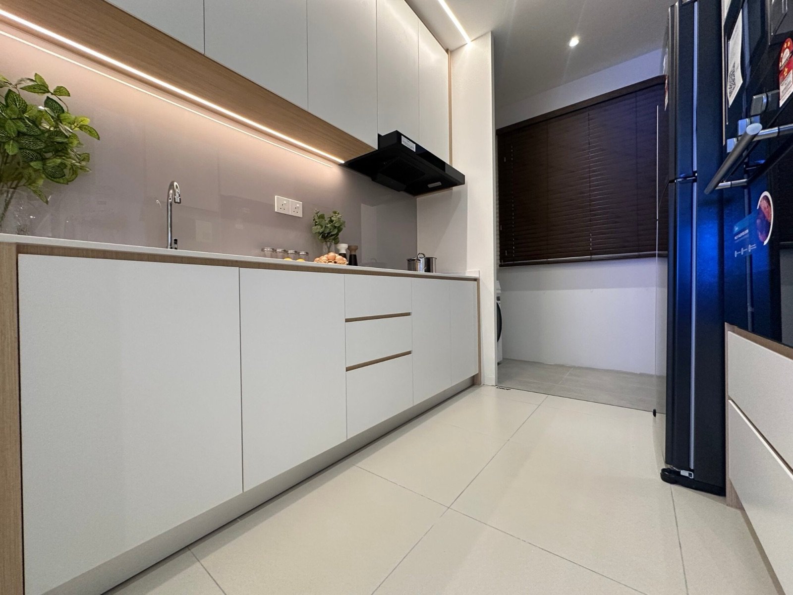 Sevora Residence show unit kitchen